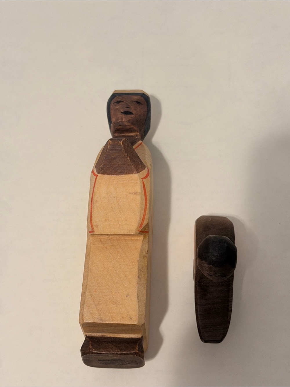 Retired Ostgeimer African Man and Child Bending - Rare! - Picture 5 of 5